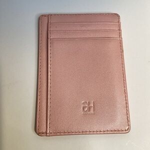 Gold Horse Slim Card Holder Minimalist Leather Front Pock  Wallet